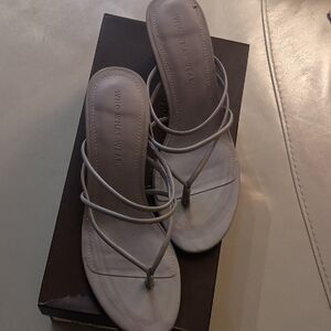 Who What Wear Women's Elegant Gray Sandals